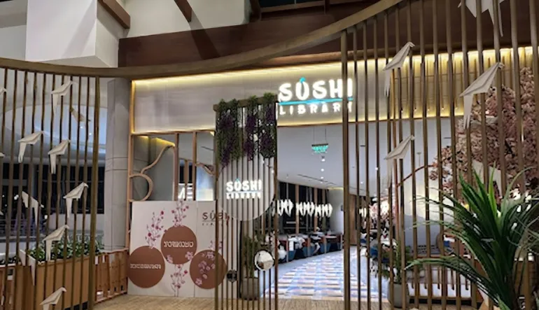 مطعم سوشي لايبراري الرياض بارك